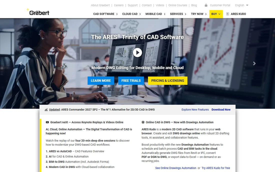 ARES Commander homepage