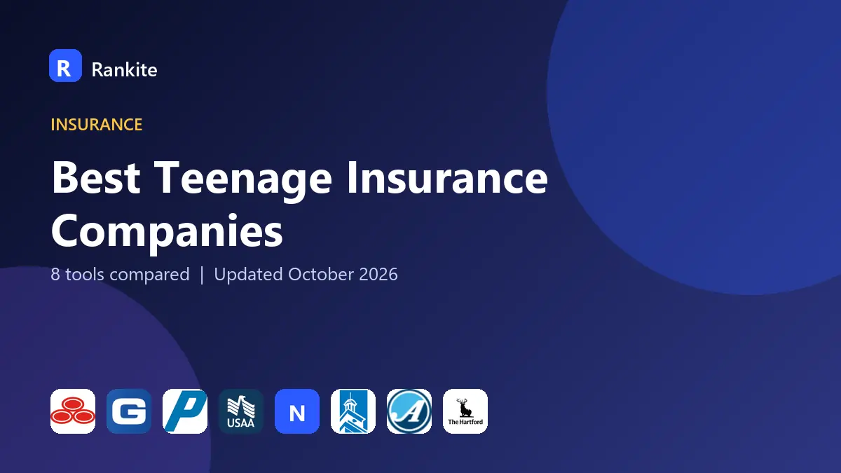 Best Teenage Insurance Companies in 2026: 8 Tools Compared