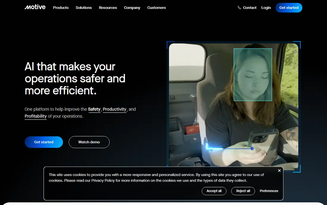 Motive homepage
