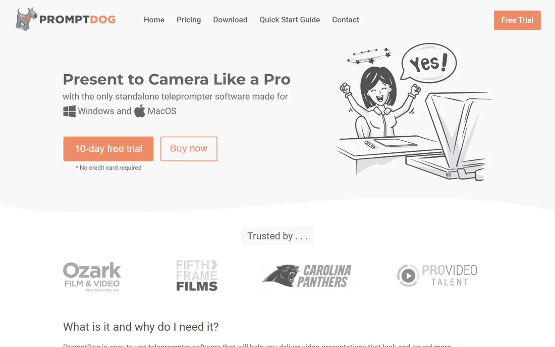 PromptDog homepage
