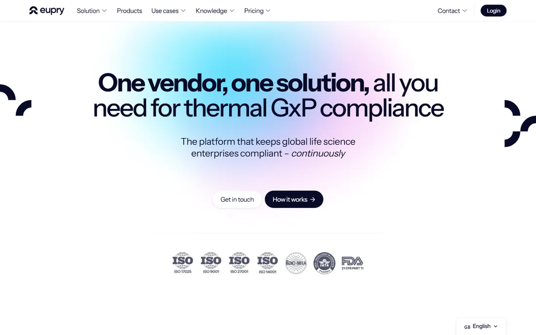 Eupry homepage