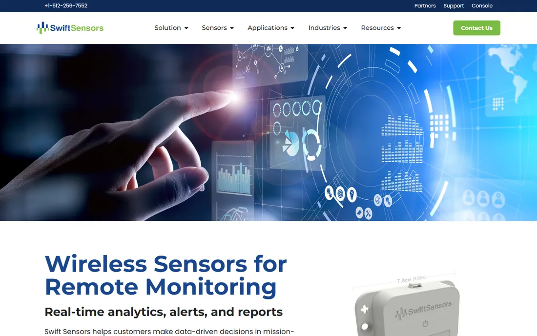 Swift Sensors homepage