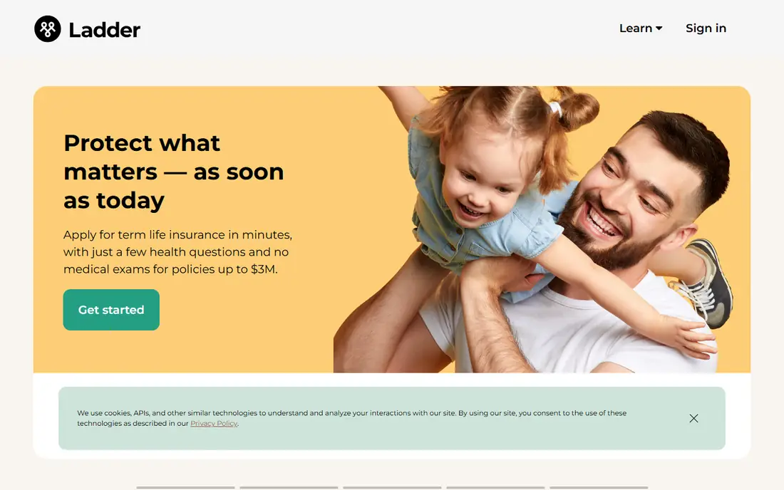 Ladder Life homepage
