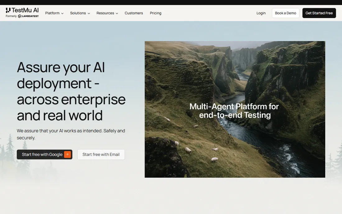 TestMu AI homepage