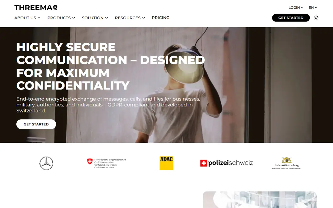 Threema homepage