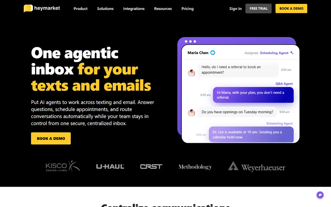 Heymarket homepage