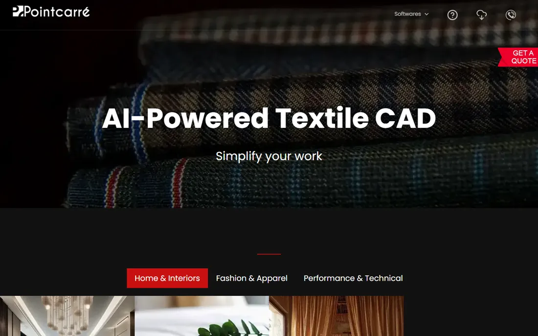 Pointcarre homepage