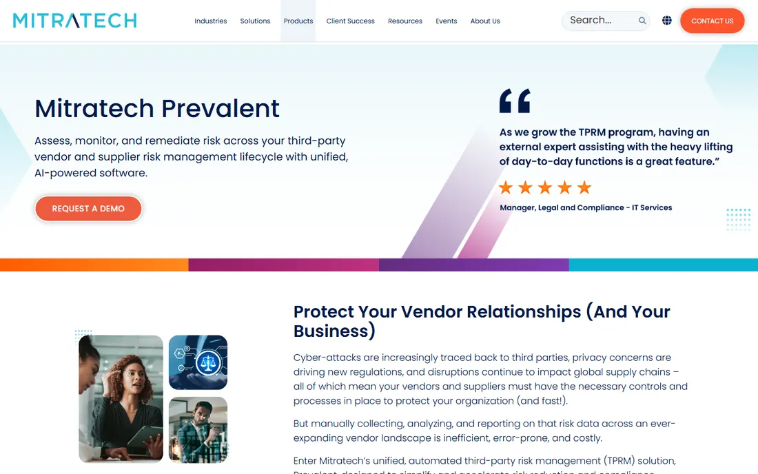 Prevalent homepage