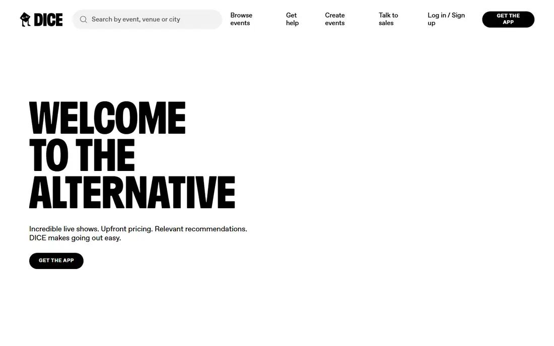 DICE homepage