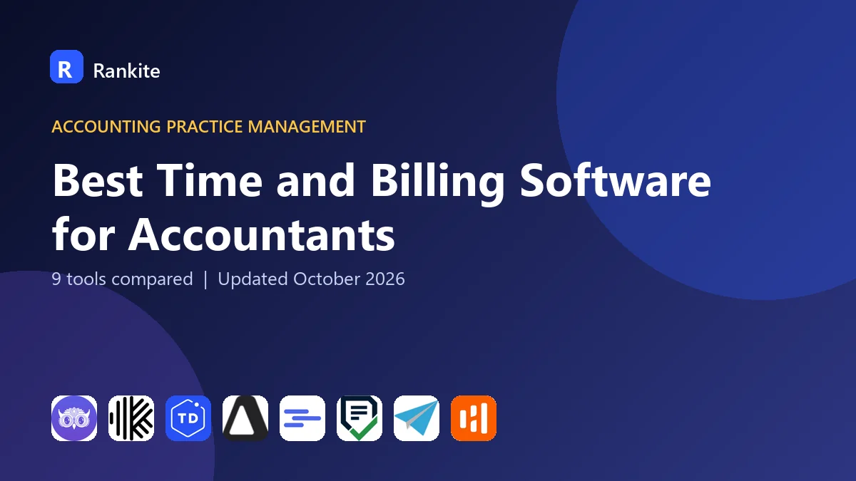 Best Time and Billing Software for Accountants in 2026: 9 Tools Compared