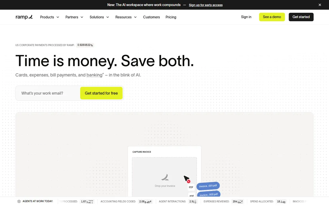 Ramp homepage