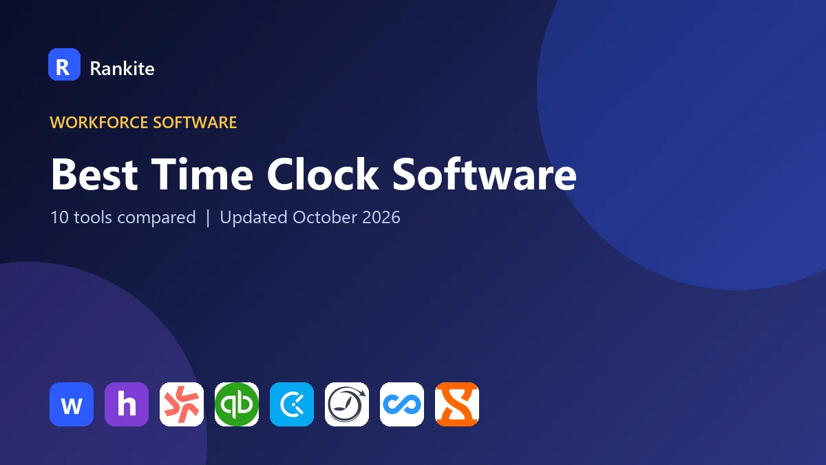 Best Time Clock Software in 2026: 10 Tools Compared