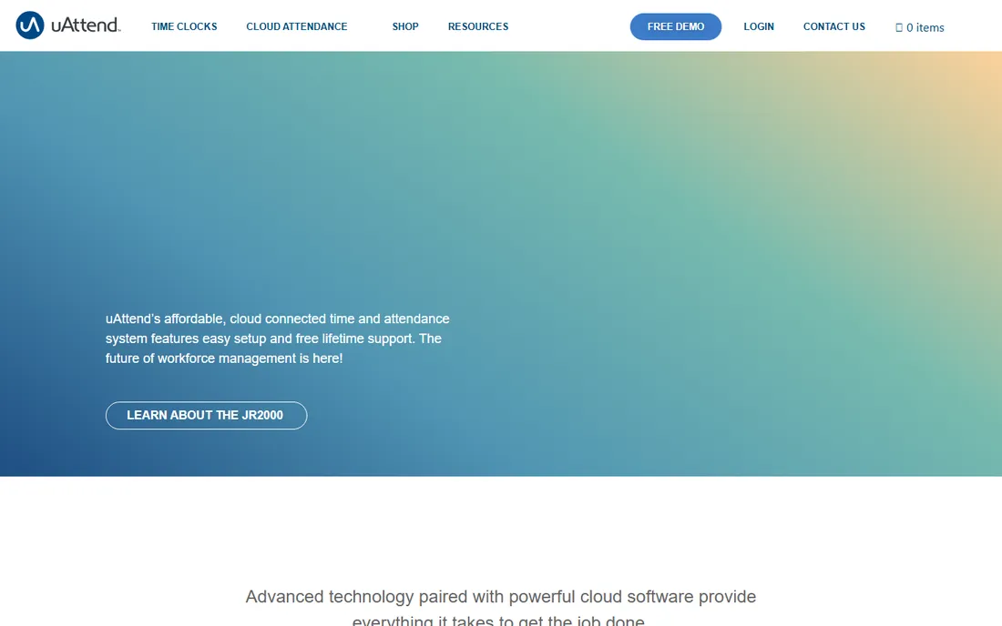 uAttend homepage