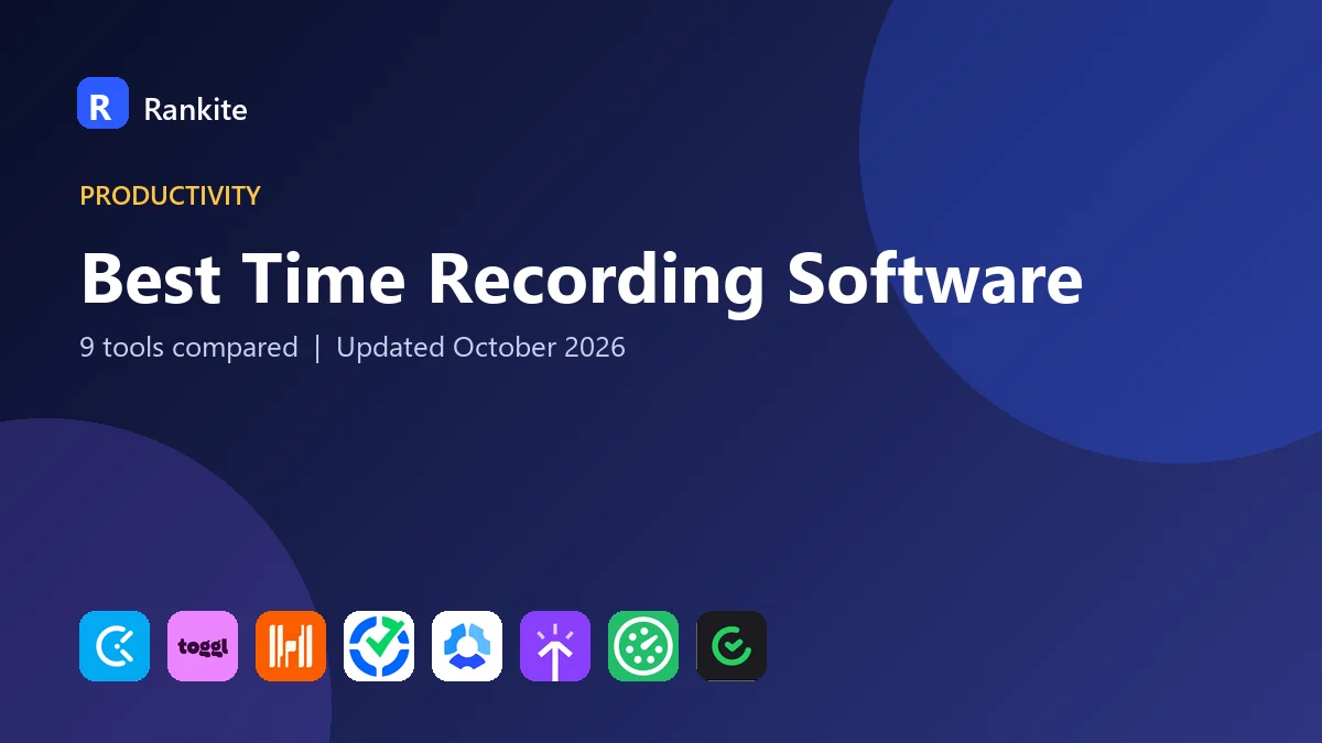 Best Time Recording Software in 2026: 9 Tools Compared