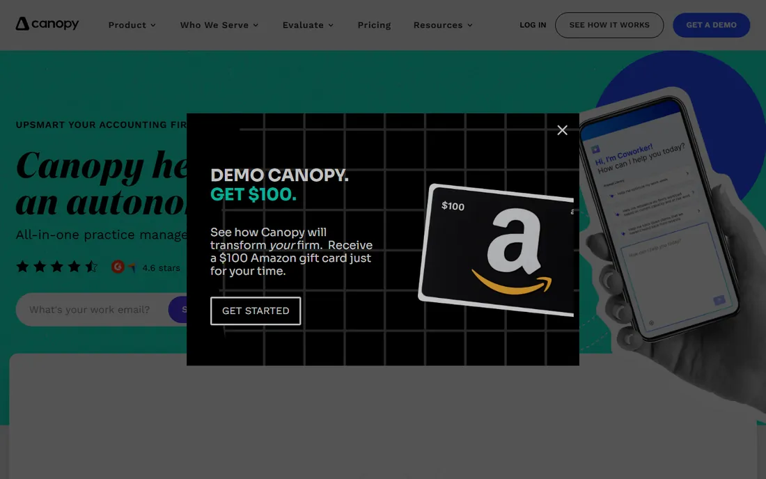 Canopy homepage