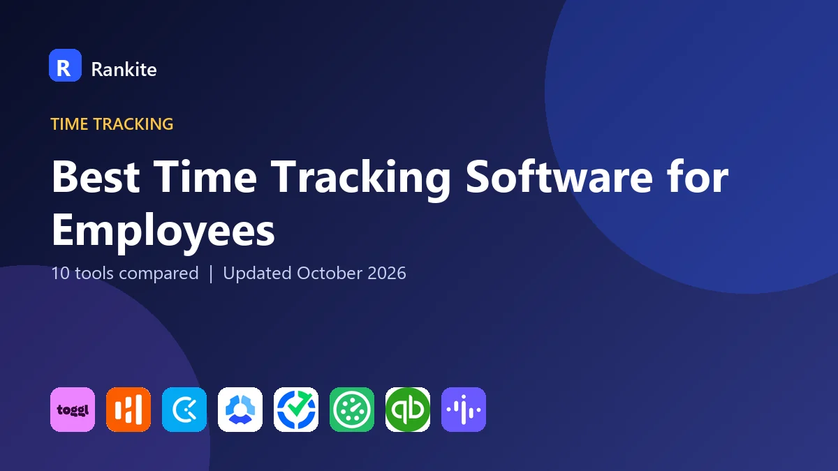 Best Time Tracking Software for Employees in 2026: 10 Tools Compared
