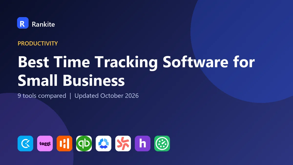 Best Time Tracking Software for Small Business in 2026: 9 Tools Compared