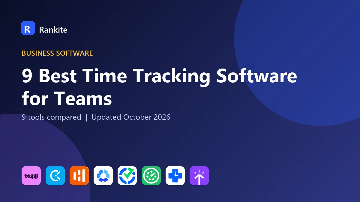 9 Best Time Tracking Software for Teams in 2026: 9 Tools Compared