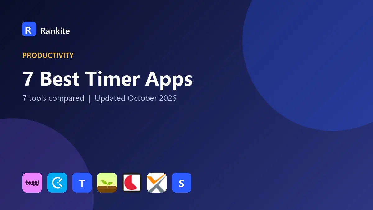 7 Best Timer Apps in 2026: 7 Tools Compared