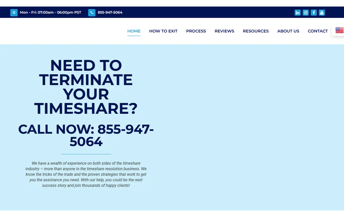 Timeshare Compliance homepage