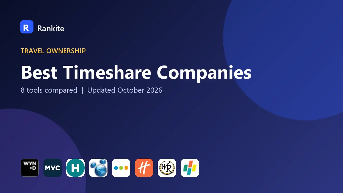 Best Timeshare Companies in 2026: 8 Tools Compared