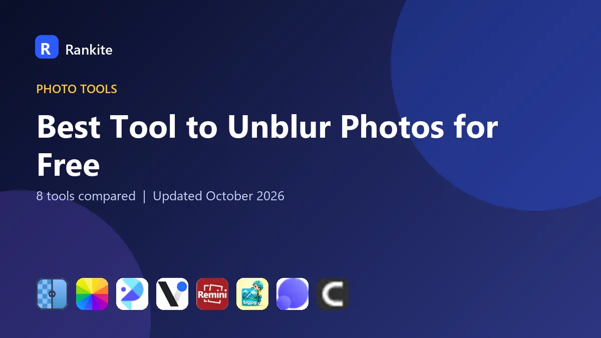 Best Tool to Unblur Photos for Free in 2026: 8 Tools Compared