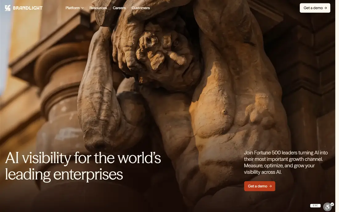 Brandlight homepage