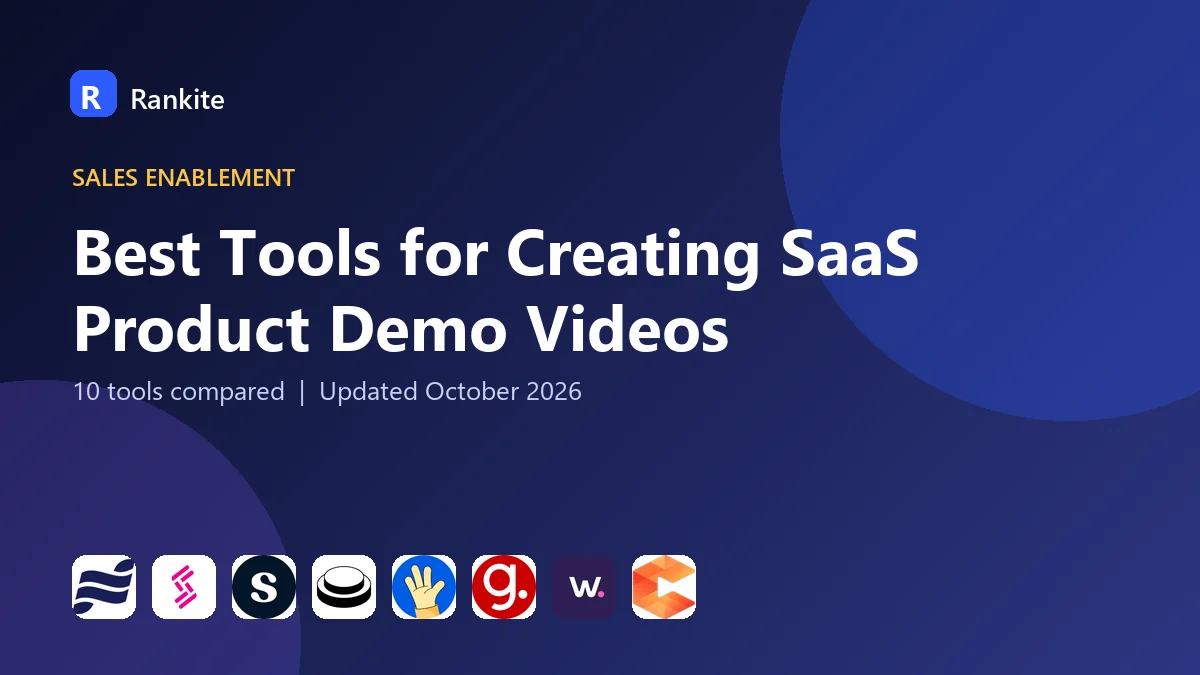 Best Tools for Creating SaaS Product Demo Videos in 2026: 10 Tools Compared
