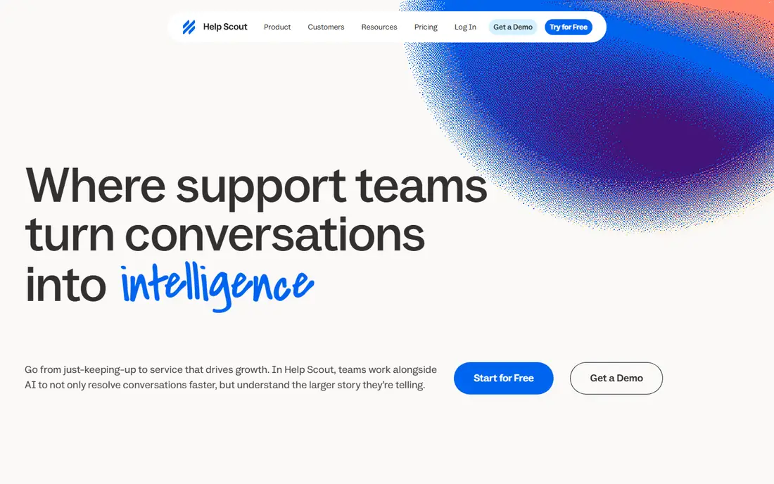 Help Scout Beacon homepage