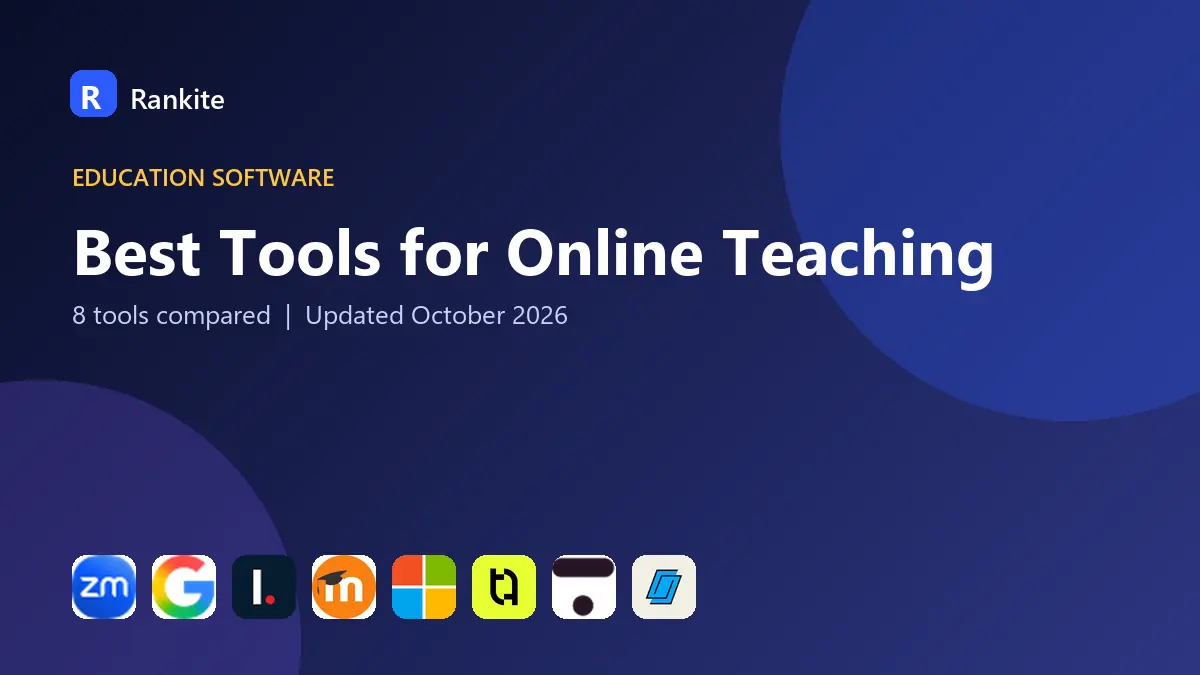 Best Tools for Online Teaching in 2026: 8 Tools Compared