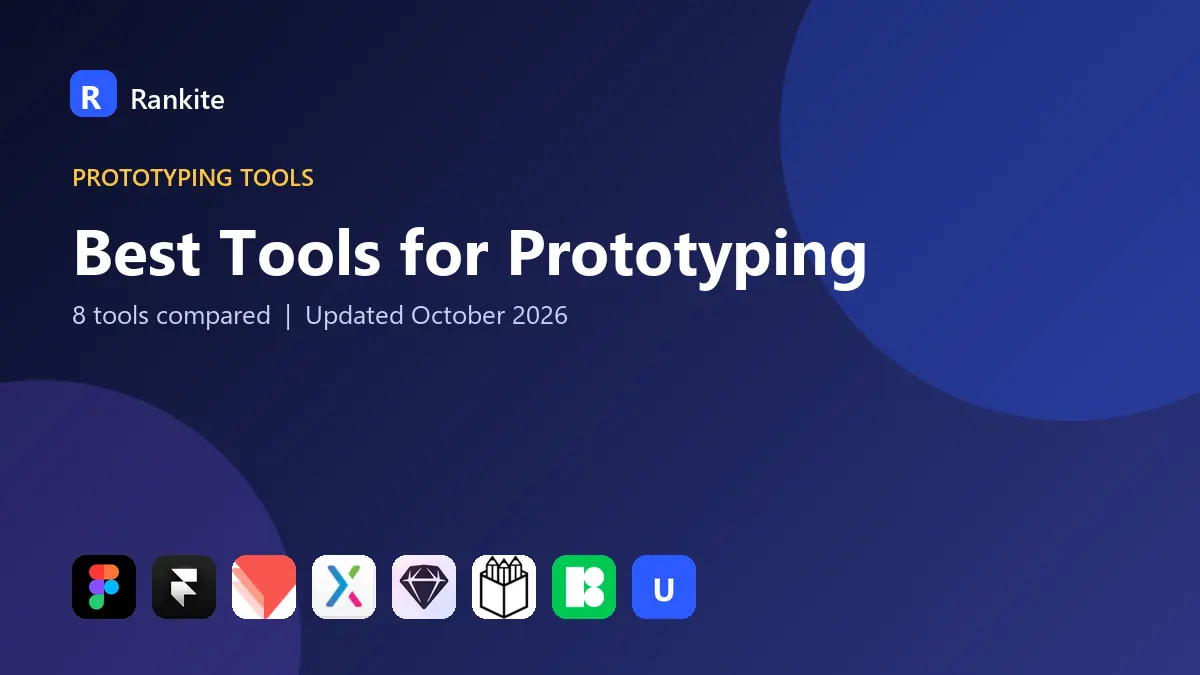 Best Tools for Prototyping in 2026: 8 Tools Compared