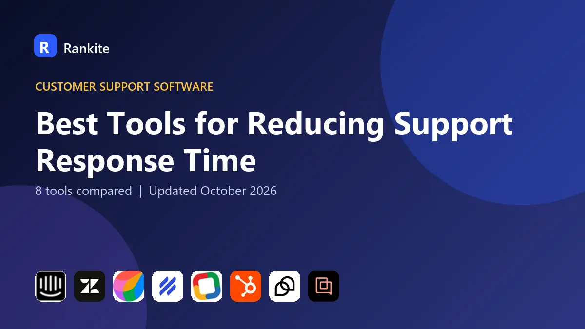 Best Tools for Reducing Support Response Time in 2026: 8 Tools Compared