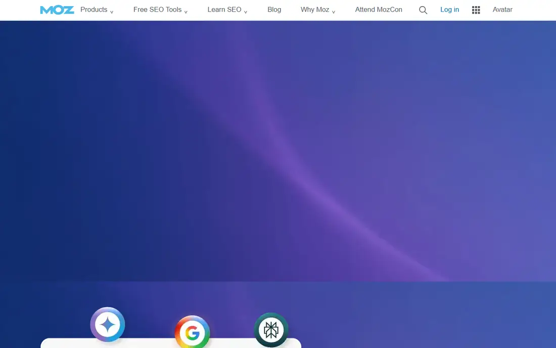 Moz Pro homepage