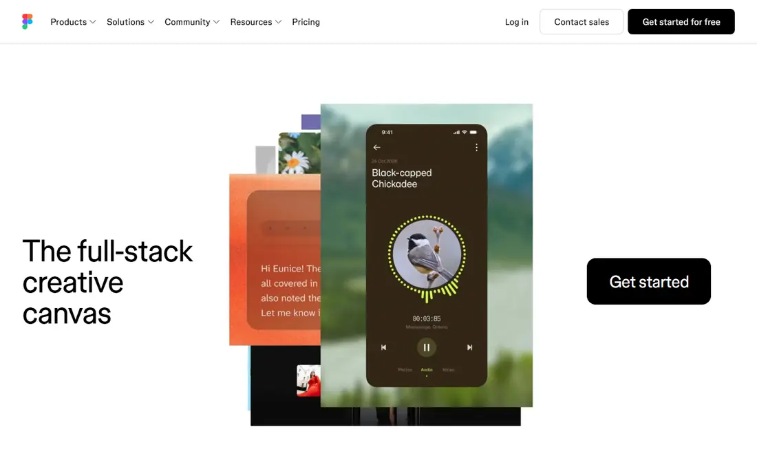 Figma homepage