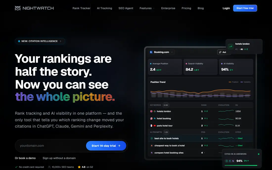Nightwatch homepage