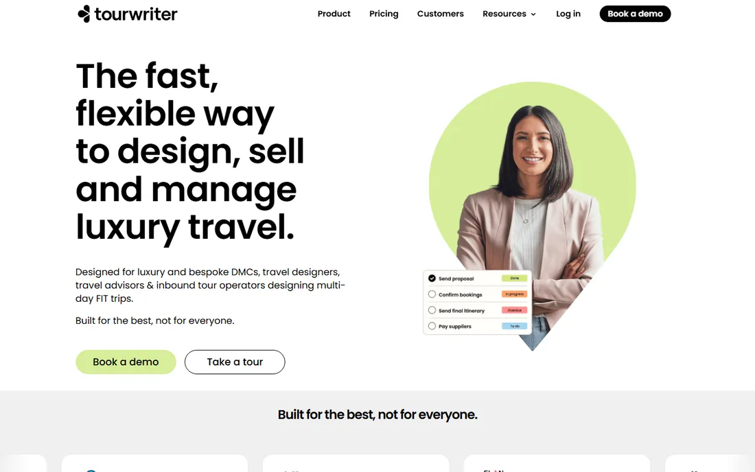 Tourwriter homepage