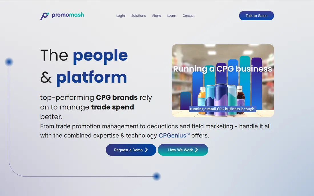 Promomash homepage