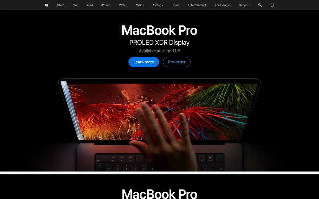 Apple Find My homepage