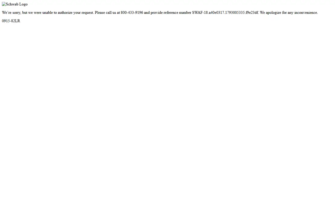 Charles Schwab homepage