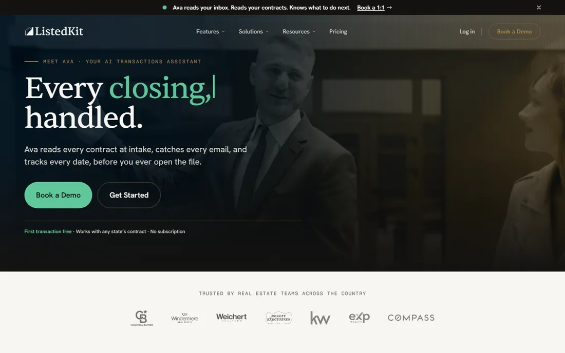 ListedKit homepage