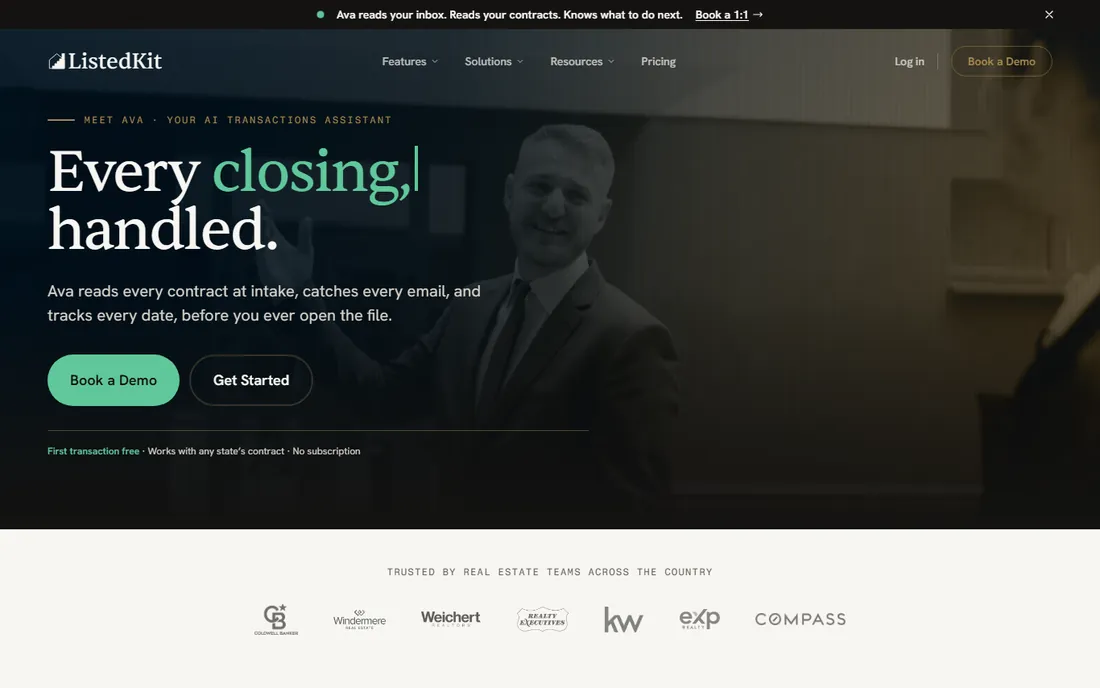ListedKit homepage