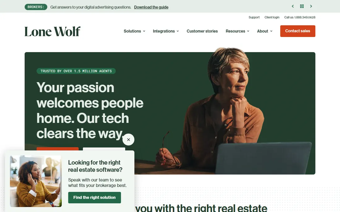 Lone Wolf Transactions homepage