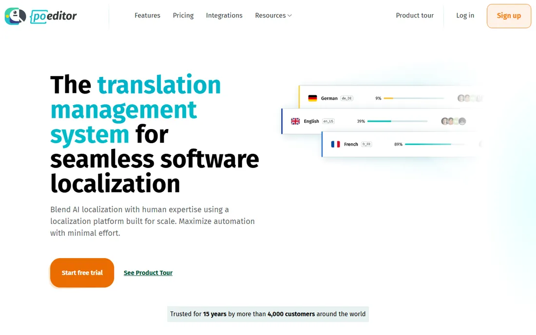 POEditor homepage