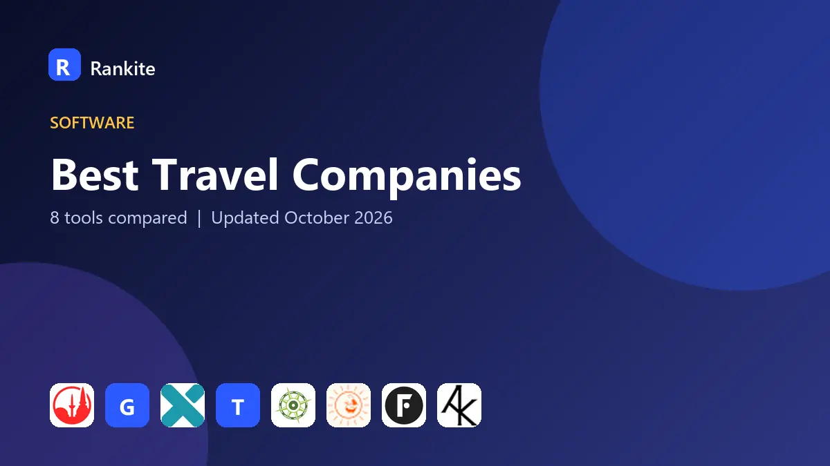 Best Travel Companies in 2026: 8 Companies Compared