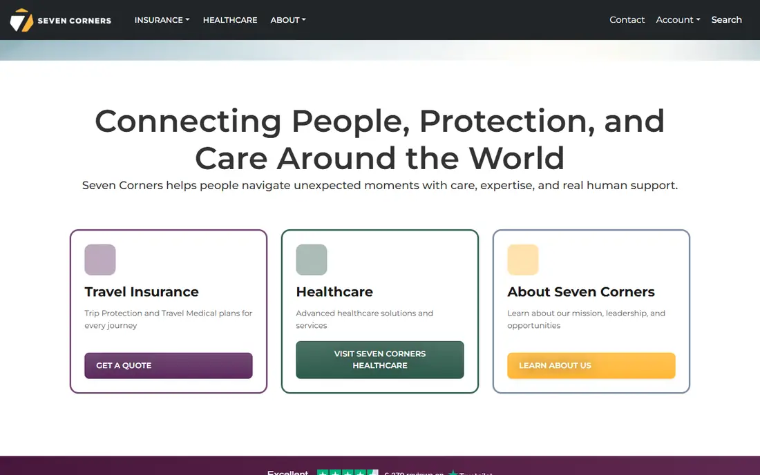 Seven Corners homepage