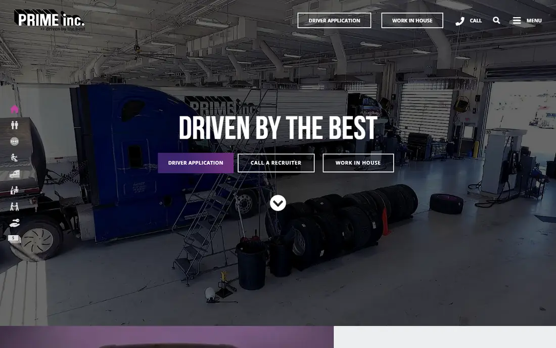 Prime Inc. homepage