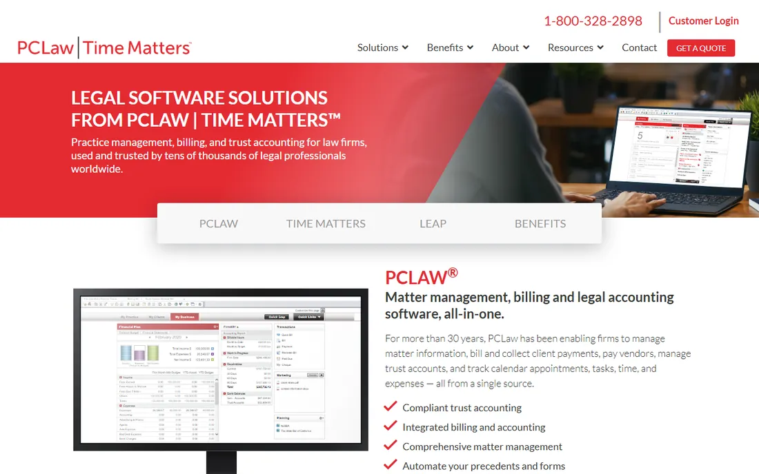 PCLaw homepage