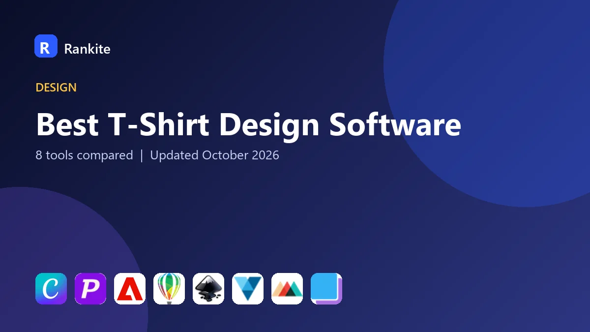 Best T-Shirt Design Software in 2026: 8 Tools Compared