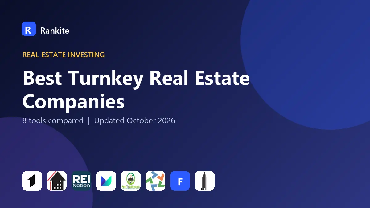 Best Turnkey Real Estate Companies in 2026: 8 Tools Compared