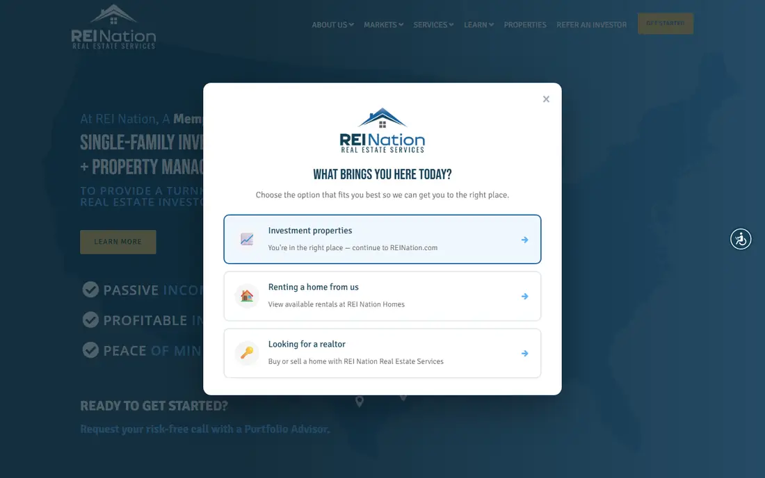 REI Nation homepage